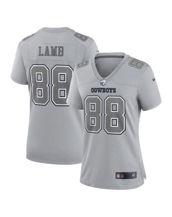 CeeDee Lamb 88 Dallas Cowboys Women's Atmosphere Fashion Game Jersey - Gray