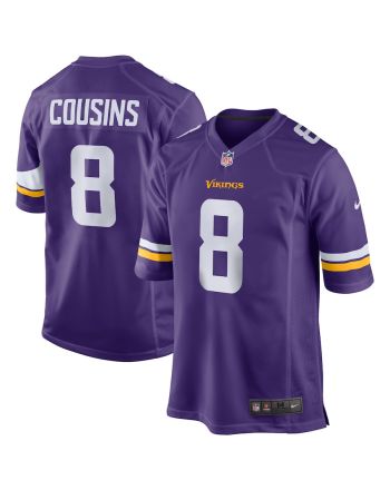 Kirk Cousins 8 Minnesota Vikings Game Jersey - Purple