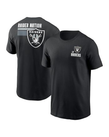 Las Vegas Raiders Blitz Essential T-Shirt - Black