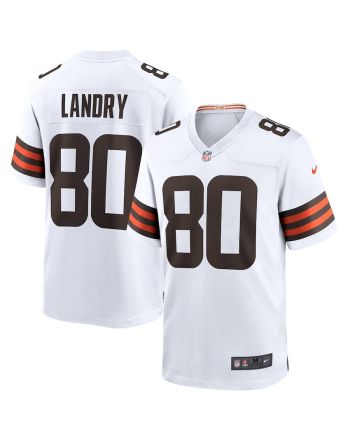 Jarvis Landry 80 Cleveland Browns Men's Game Jersey - White