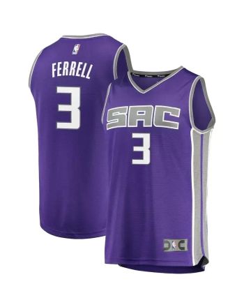 Yogi Ferrell Sacramento Kings Fast Break Jersey - Icon Edition - Purple