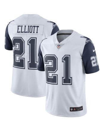 Ezekiel Elliott Dallas Cowboys Color Rush Vapor Limited Jersey - White