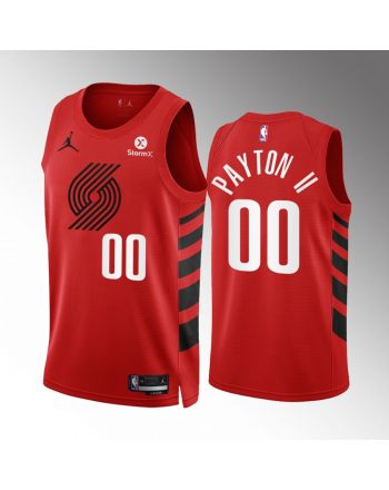 Gary Payton II 00 2022-23 Portland Trail Blazers Red Statement Edition Jersey Swingman