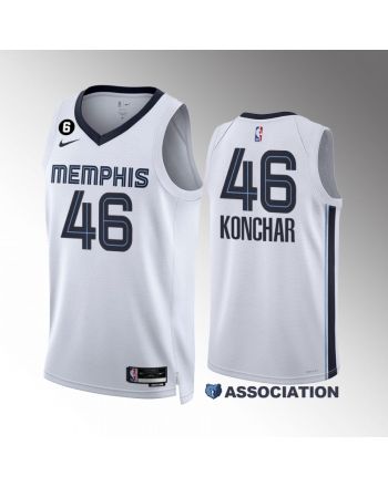 John Konchar 46 Memphis Grizzlies 2022-23 Association Edition White Jersey