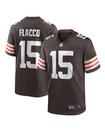 Joe Flacco 15 Cleveland Browns Game Men Jersey - Brown