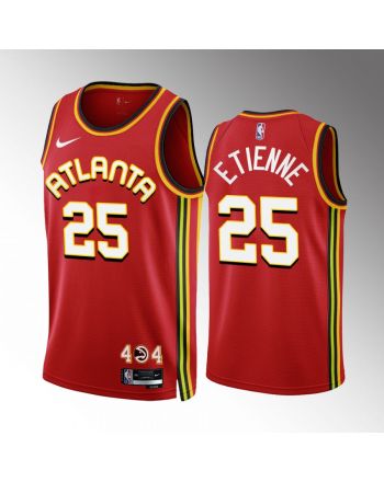 Tyson Etienne 25 2022-23 Atlanta Hawks Red Icon Edition Jersey