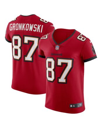 Rob Gronkowski 87 Tampa Bay Buccaneers Vapor Elite Jersey - Red