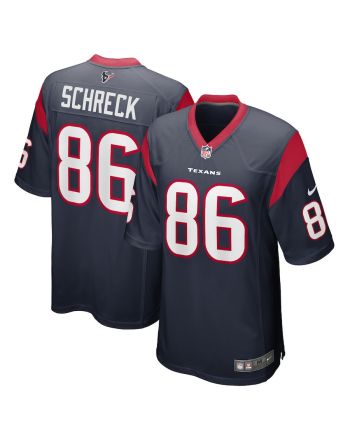 Mason Schreck Houston Texans Game Player Jersey - Navy