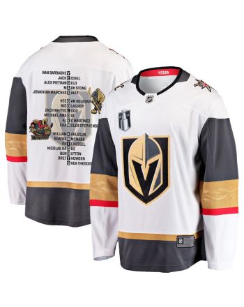 Vegas Golden Knights Players List 2023 Stanley Cup Men Jersey - White