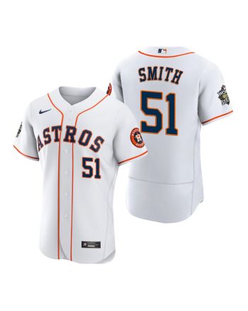 Houston Astros Will Smith 51 White 2022-23 World Series Jersey