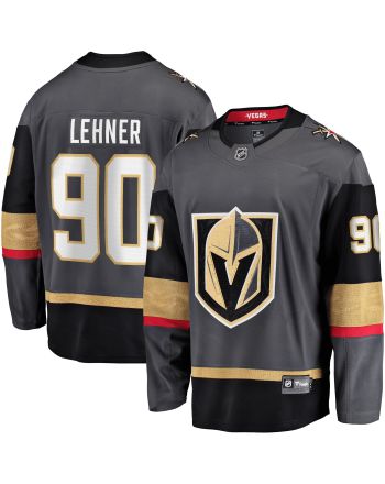 Men's Robin Lehner Gray Vegas Golden Knights Breakaway Home Player Jersey Jersey