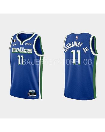 Dallas Mavericks 11 Tim Hardaway Jr. 2022-23 City Edition Royal Men Jersey