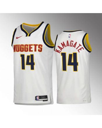 Ismael Kamagate 14 2022-23 Denver Nuggets White Association Edition Jersey Swingman