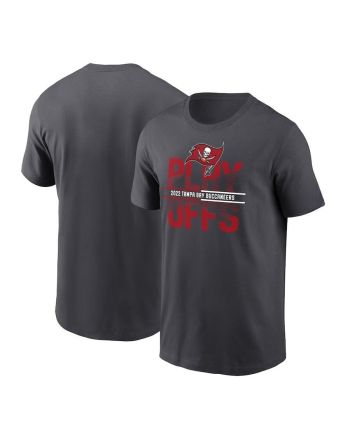 Tampa Bay Buccaneers 2022 NFL Playoffs Iconic T-Shirt - Anthracite