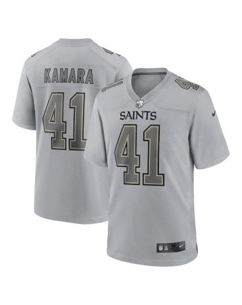 Alvin Kamara 41 New Orleans Saints Atmosphere Fashion Game Jersey - Gray