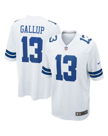 Dallas Cowboys Michael Gallup 13 White Game Men Jersey Jersey