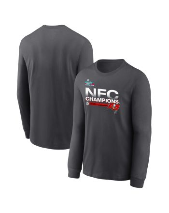 Tampa Bay Buccaneers NFC Champions Locker Room Trophy Collection Dark Heather Sweatshirt