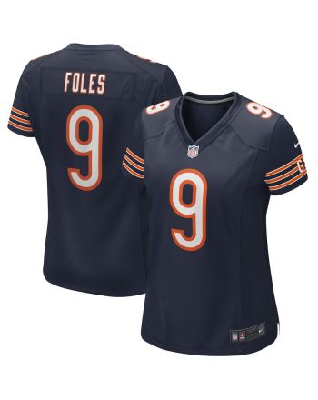 Nick Foles 9 New York Giants Women Team Game Jersey - Royal