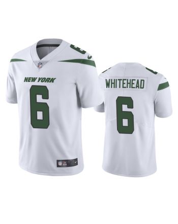 New York Jets Jordan Whitehead 6 White Vapor Limited Jersey