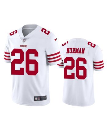 San Francisco 49ers Josh Norman 26 2022-23 Vapor Limited White Jersey - Men's