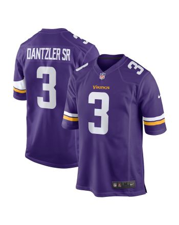 Cameron Dantzler 3 Minnesota Vikings Game Jersey - Purple