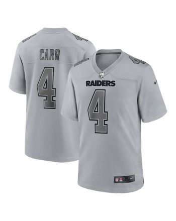 Derek Carr 4 Las Vegas Raiders Atmosphere Fashion Game Jersey - Gray