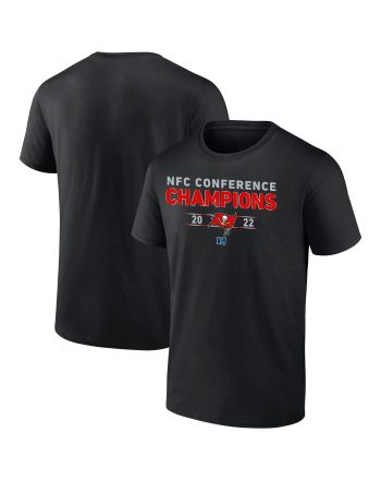 Tampa Bay Buccaneers 2022 NFC Conference Champions Kick T-Shirt - Black