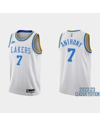 Los Angeles Lakers Carmelo Anthony 7 2022-23 Classic Edition White Men Jersey