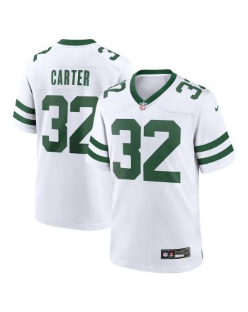 Michael Carter 32 New York Jets Player Game Men Jersey - White