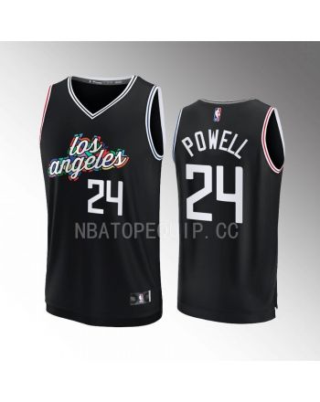 Los Angeles Clippers Norman Powell 24 City Edition Jersey 2022-23 Fastbreak Black