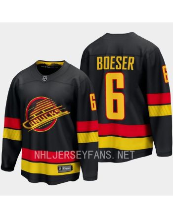 Vancouver Canucks Brock Boeser 6 2023-24 Alternate Jersey Breakaway Black