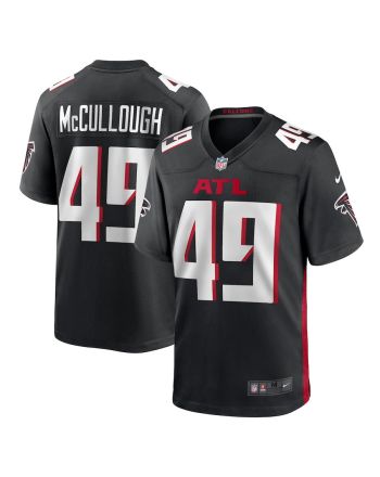 Liam McCullough 49 Atlanta Falcons Game Men Jersey - Black