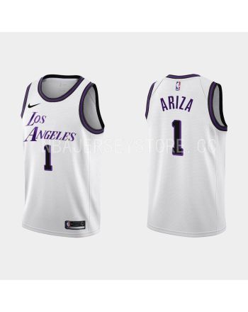 Los Angeles Lakers 1 Trevor Ariza 2022-23 City Edition White Men Jersey