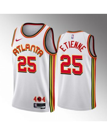 Tyson Etienne 25 2022-23 Atlanta Hawks White Association Edition Jersey