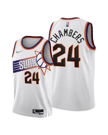 Phoenix Suns 24 Tom Chambers 2022-23 Association Edition Jersey White - Men Jersey