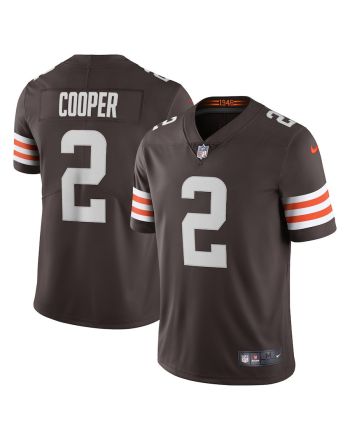 Amari Cooper 2 Cleveland Browns Men's Vapor Limited Jersey - Brown