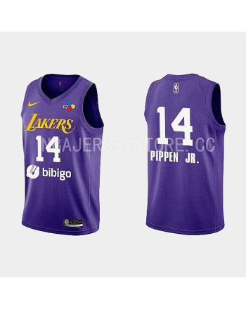 2022-23 Los Angeles Lakers Scotty Pippen Jr. Training Camp Purple Men Jersey