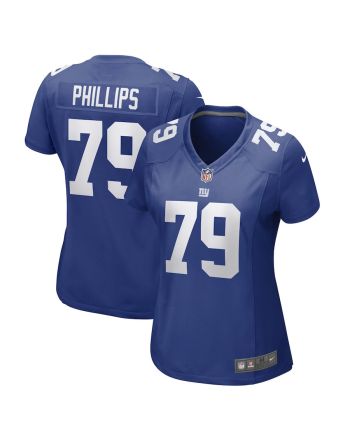 Tyre Phillips New York Giants Women's Game Player Jersey - Royal