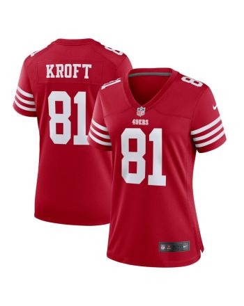 Tyler Kroft San Francisco 49ers Women's Game Player Jersey - Scarlet