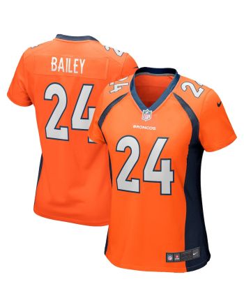 Champ Bailey 24 Denver Broncos Women Game Retired Jersey - Orange