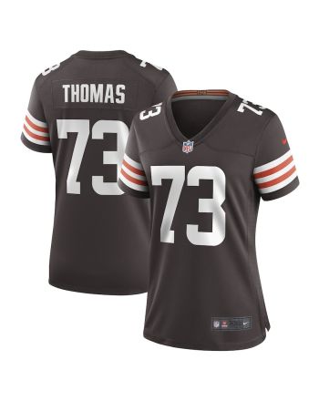 Joe Thomas 73 Cleveland Browns Women Retired Game Jersey - Brown