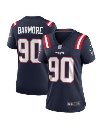 Christian Barmore 90 New England Patriots Women Game Jersey - Navy