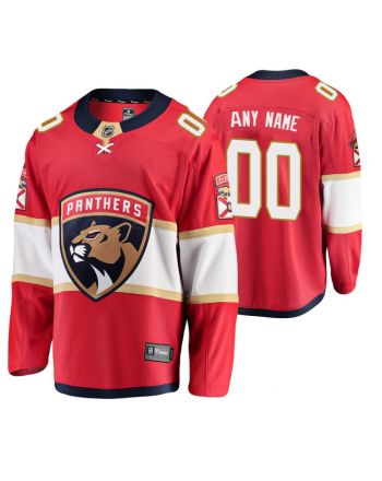 Florida Panthers Custom 00 Player Home Red Jersey Jersey