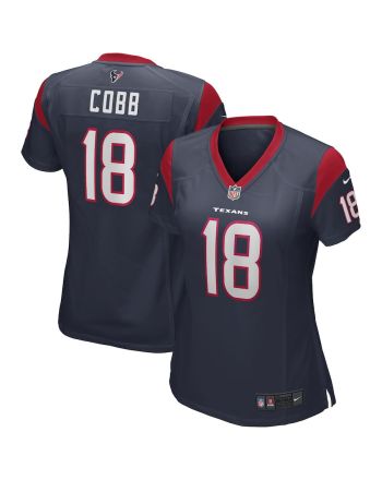 Randall Cobb 18 Houston Texans Women's Game Jersey - Navy