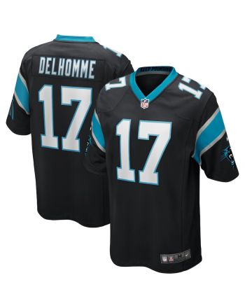 Jake Delhomme 17 Carolina Panthers Men Game Retired Jersey - Black