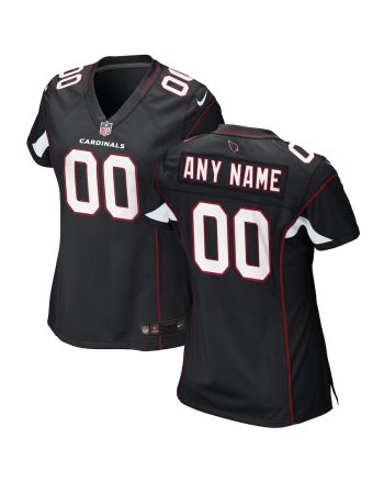 Arizona Cardinals Women Custom Alternate Game Jersey - Black