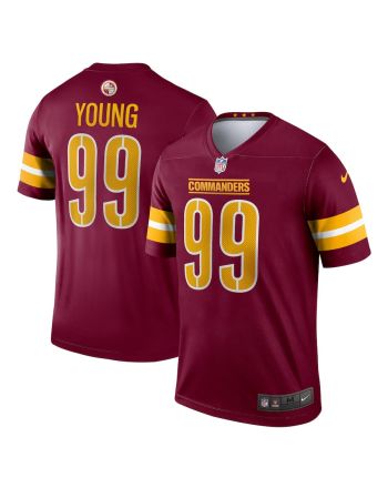 Chase Young 99 Washington Commanders Legend Jersey - Burgundy