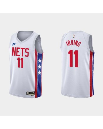 Brooklyn Nets Kyrie Irving 11 2022-23 Classic Edition White Men Jersey