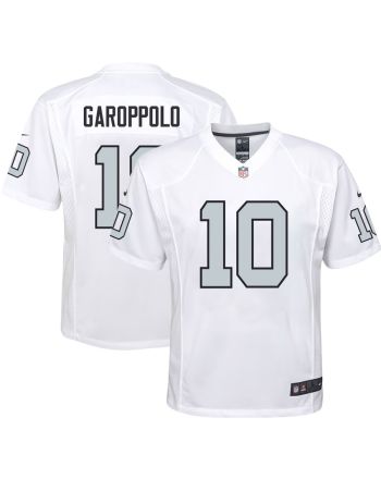 Jimmy Garoppolo 10 Las Vegas Raiders Alternate Game Youth Jersey - White