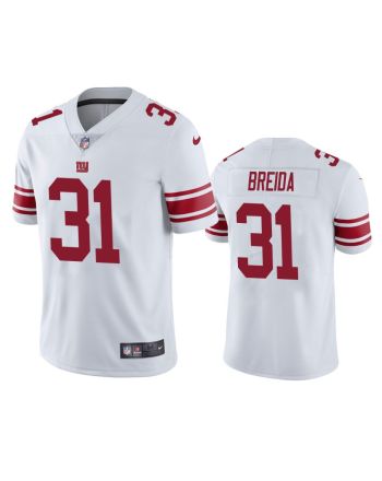 Men's JerseyNew York Giants Matt Breida 31 White Vapor Limited Jersey